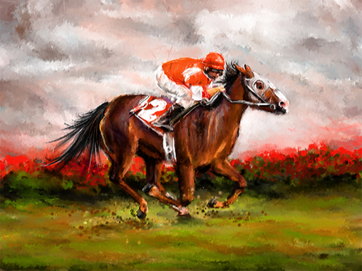 Kentucky Derby Horse Racing Art