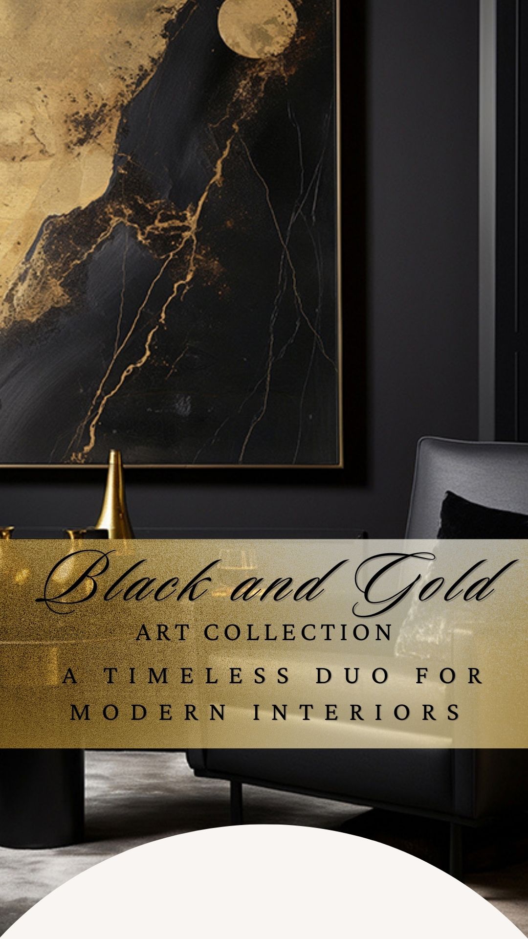 Black and Gold Art Collection