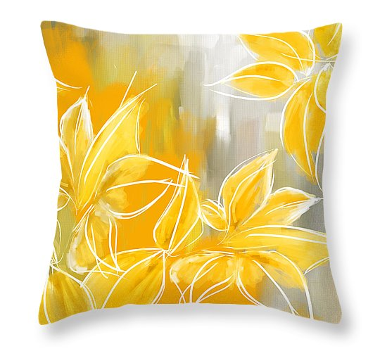 Yellow and Gray Pillows