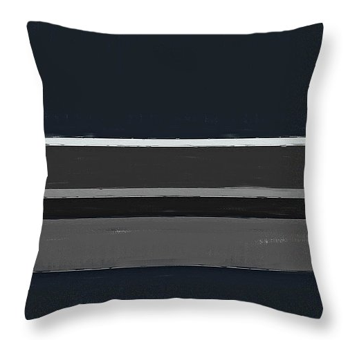 Navy and Gray Throw Pillows