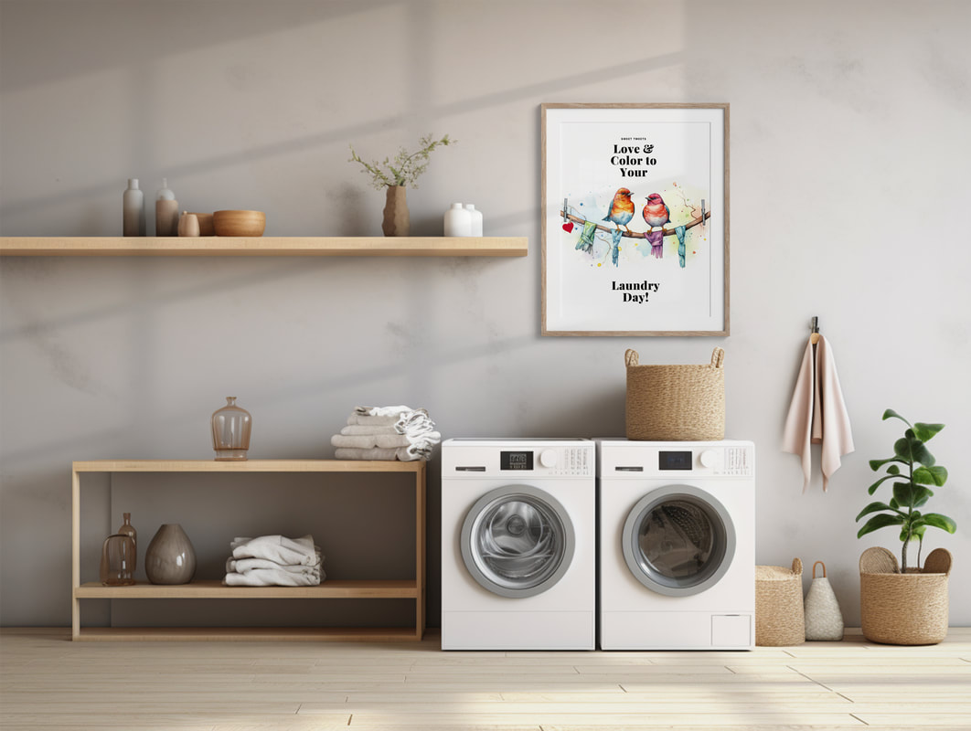 Modern Laundry Decor