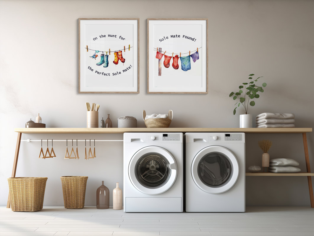 Laundry Room Modern Art