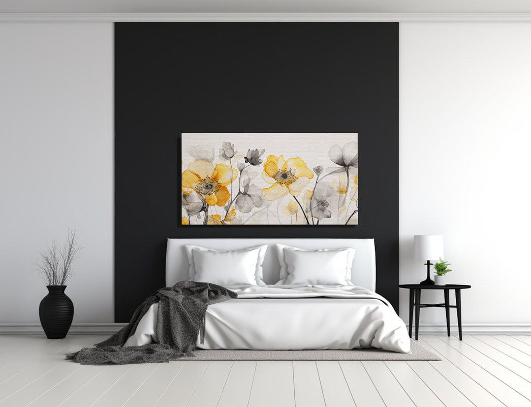 Art with Yellow Accents